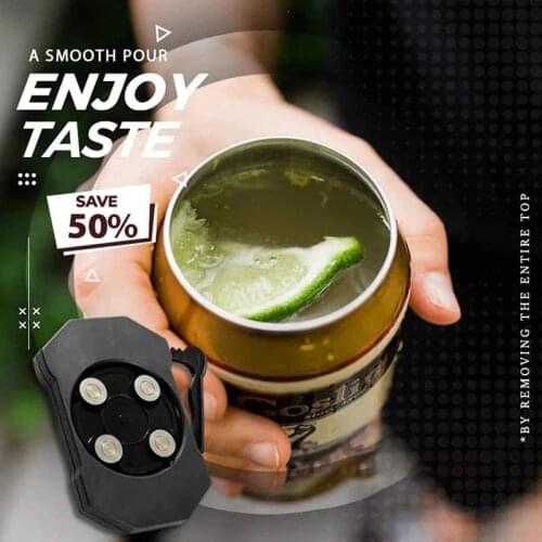 1pcs Go Swing Universal Topless Can Opener The Easiest Can Opener Ez-Drink Opener Bottle Opener DropshipOpeners Kitchen Tools