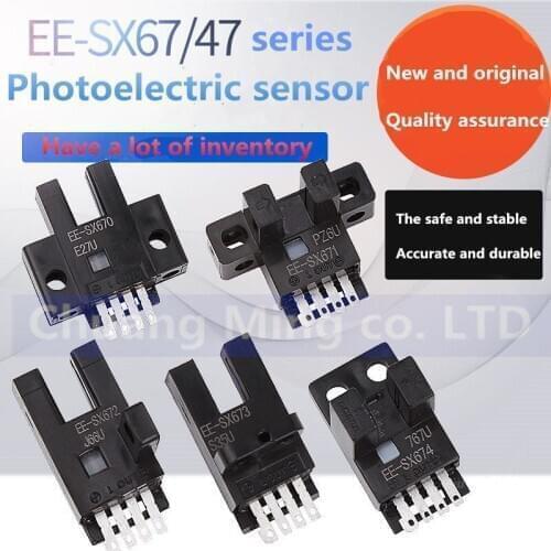 10Pcs EE-SX670 EE-SX671 EE-SX672 EE-SX673 EE-SX674 EE-SX670A - SX674A EE-SX671R EE-SX674P New Photoelectric Switch Sensors
