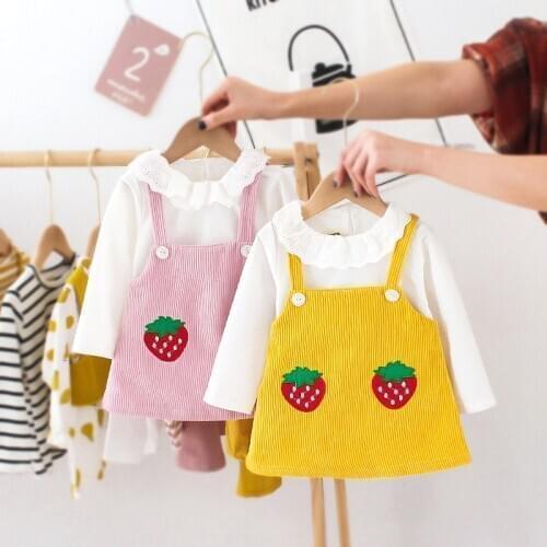 2020 Spring baby girls dress for new born baby girls clothing casual long sleeve dress infant baby cloth kids dress vestidos