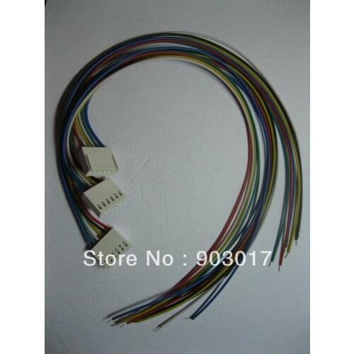 24 Pcs Per Lot 2510 Pitch 2.54mm 6 Pin Female Connector with 26AWG 300mm Leads Cable 2510-6P Brand New HIGH Quality HOT Sale