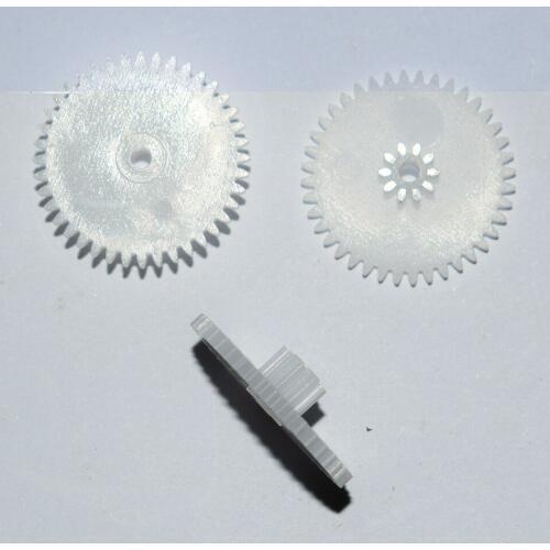 Yuanmbm 30pcs 40+10teeth 2hole double plastic gears/motor reduction gear/diy toy parts technology model rc car 40102