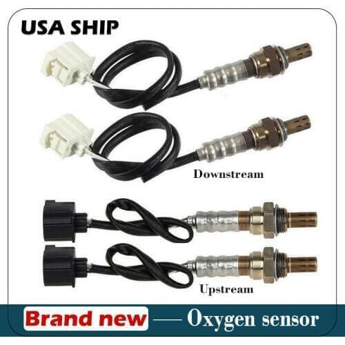 4pcs O2 Oxygen Sensor Upstream & Downstream For Jeep Liberty V6 3.7L 2002 2003