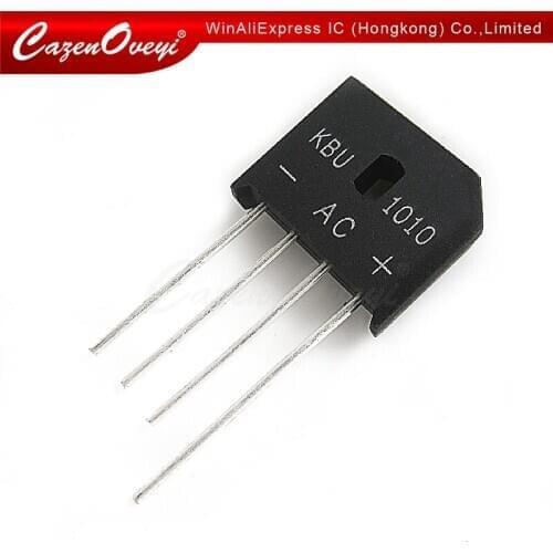 5pcs/lot KBU1010 KBU-1010 10A 1000V Diode Bridge Rectifier diode New In Stock