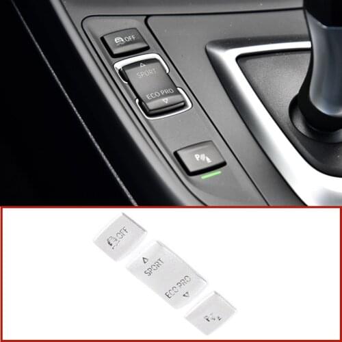 Car Central Handbrake Button Left Side Decorative Cover Sticker Trim Fit For BMW 1 series F20 Sedan 3 series 4 series F30 F35