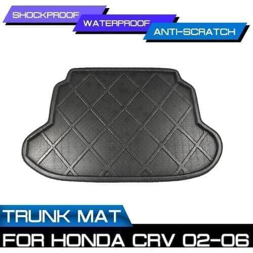 Car Floor Mat Carpet Rear Trunk Anti-mud Cover For Honda CRV 2002 2003 2004 2005 2006