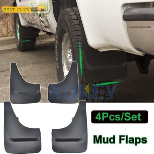 Universal Car Pickup Trunk SUV Mud Flaps Large SUV Pick up Mudflaps Splash Guards For Toyota Tundra Tacoma 4Runner Hilux Vigo