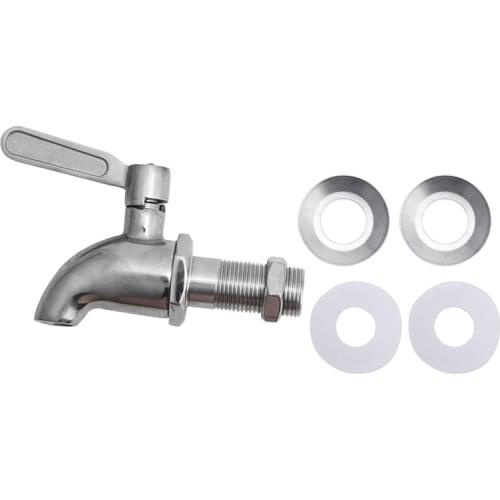 Stainless Steel Beverage Drink Dispenser Wine Barrel Spigot / Tap / Faucet M16