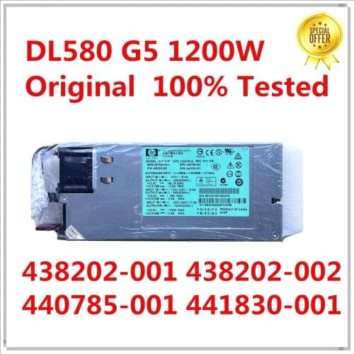 For HP DL580 G5 1200W Server Power Supply DPS-1200FB A HSTNS-PD11 438202-002 440785-001 441830-001 Mining PSU 100% Tested