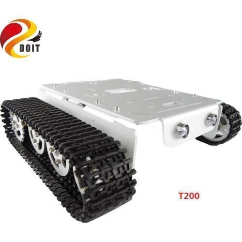 DOIT Smart RC robot Tank Car Chassis metal frame Crawler caterpillar tracked with motor Speed Detection Encoder for arduino diy