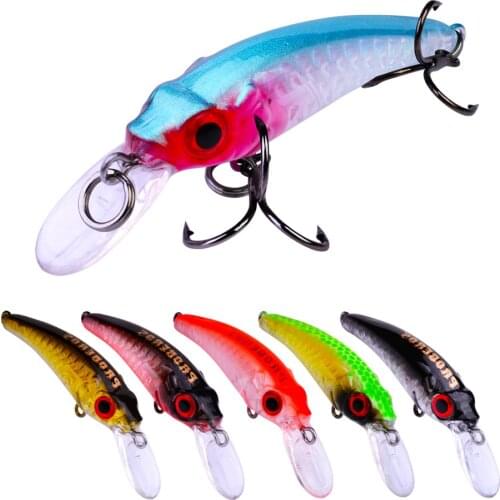 1PC New Model Artificial Bait Lure Balancer 0.12oz-3.5g/2.36"-6cm Fishing Tackle 8# BKB Hooks Hard Fishing Wobbler Bass