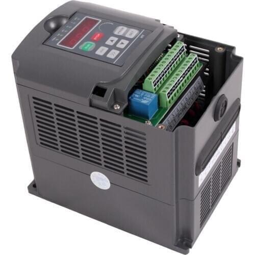 HONGJUN CNC Spindle motor speed control 220v 2.2kw VFD/Inverter 1HP or 3HP Input 3HP frequency inverter