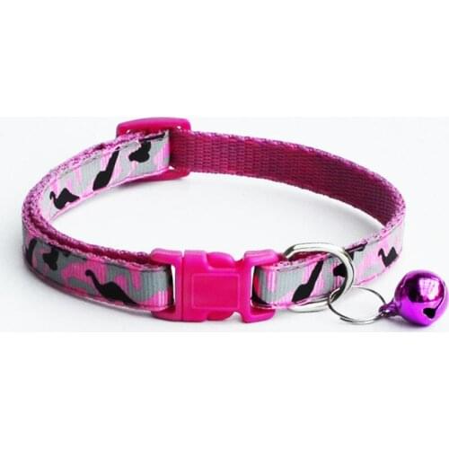 Colorful Cat Necklace Cat Collar With Bell Adjustable Buckle Collar Cat Pet Supplies Cat Small Dog Accessories Collar Pet Supply