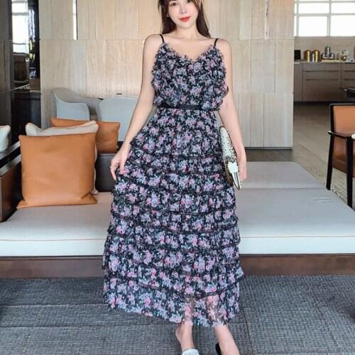 Loribindwood Summer Chiffon Dresses