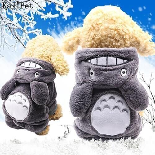 Cute Warm Dog Coat Winter Dog Jacket Clothing Transform Dog Clothing Puppy Winter Clothes Pets Dog Hoodie Jumpsuit Winter Warm