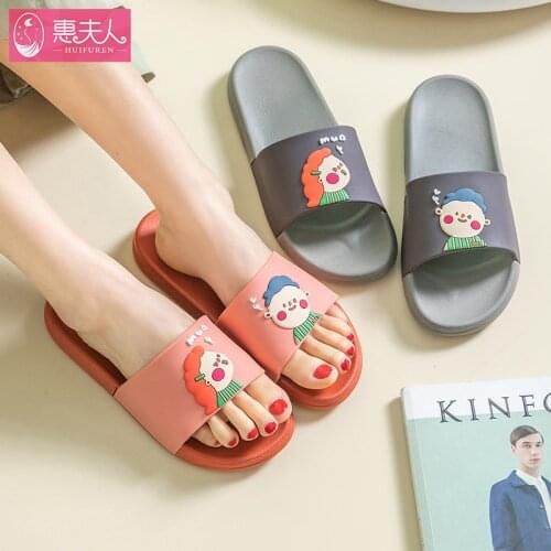 Cartoon slippers female couple stylish home bathroom bath home slippers men mens slippers shoes for men designer slippers