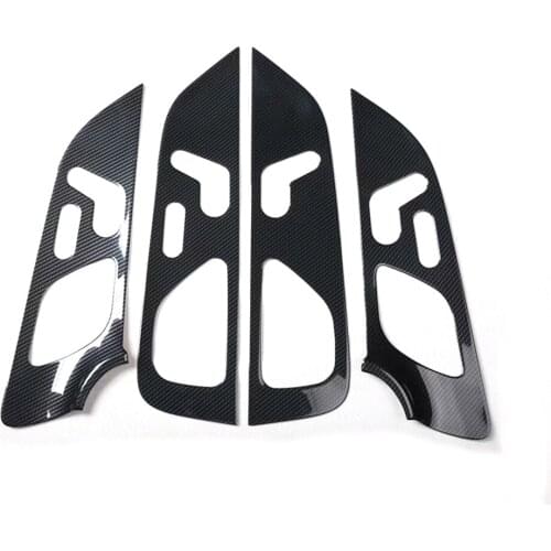 New Car Trim For Mercedes Benz GLE 2020 LHD Door Interior Handle Panel Decoration Cover Styling ABS Car Accessories