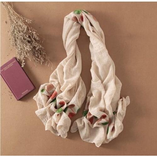 New Arrival Womens Cotton Scarves All-Match Shawls Oversize Soft Muffler Muslim Hijab Bufandas Sunscreen Scarf 180x90cm