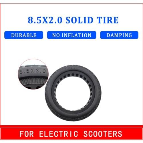 8 Inch Tyre 8.5x2.0 Solid Tire for Xiaomi Mijia M365 / Pro Electric Scooter Damping Rubber 8 1/2x2 8.5*2.0 Non Pneumatic Tires
