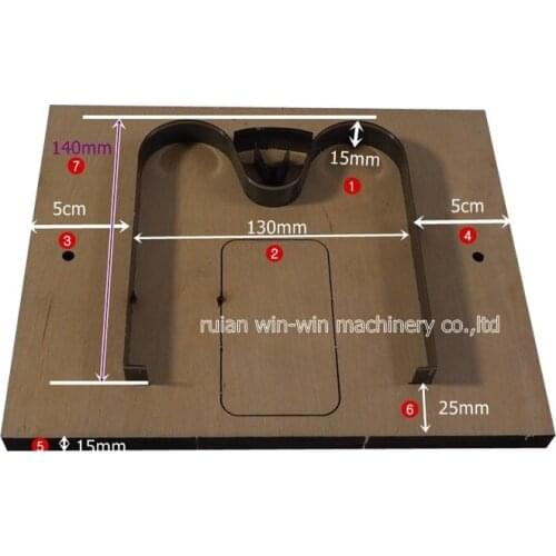 Punching knife for bag making machine