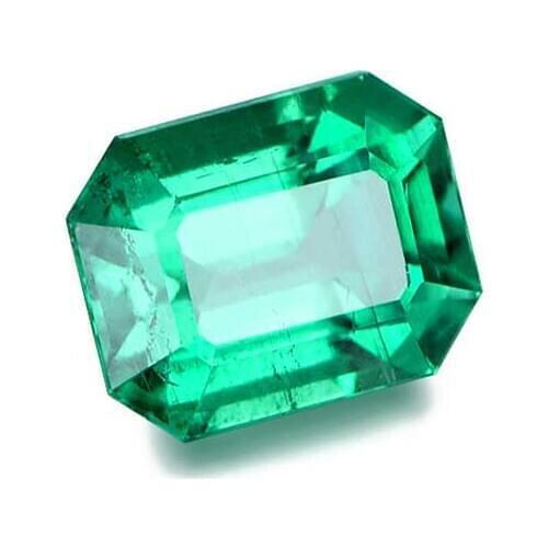 VANTJ Lab Grown Created Columbia Emerald Loose Gemstone CCE Oct Cut Hydrothermal Gemstone Diy for Silver Gold Women Jewelry