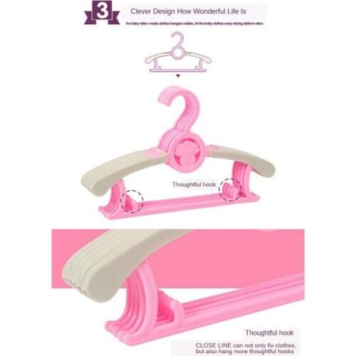 20pcs Kids ers Retractale Candy Color Childrens Growth er Plastic for Coat Trouser