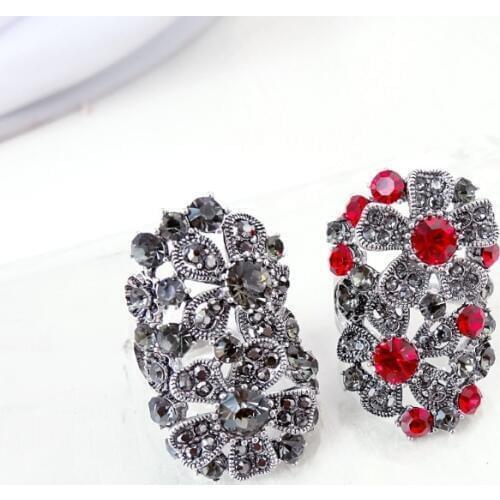 2021 Special Offer Anillos Hot Style Rings For Woman Unique Thailand Retro Crystal From Austrian Charm Jewelry