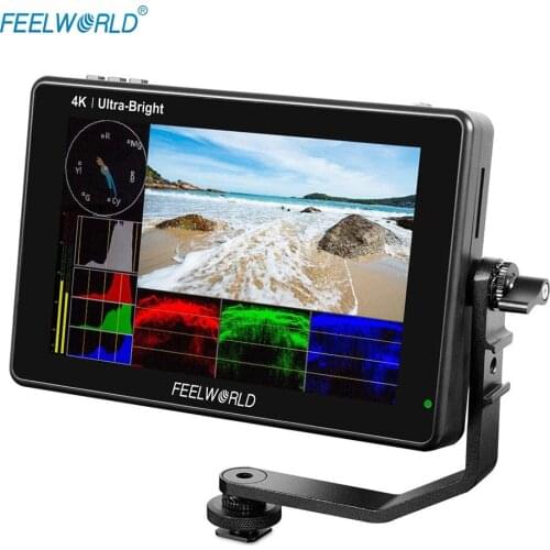 FEELWORLD LUT7 7" DSLR Camera Field Monitor Video Monitor 3D LUT Touchscreen FHD Resolution with Waveform Vectorscope Histogram