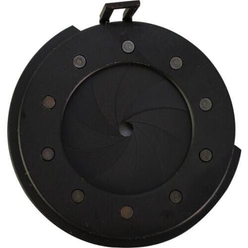 Optics Iris Camera Adapter Microscope Condenser Aperture Diaphragm Optical Instruments Black Mini Amplifying Diameter Adjustable