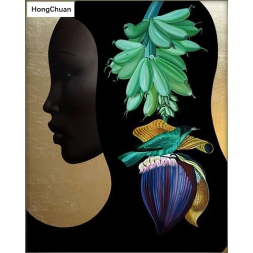 Diamond Embroidery African Beauty 5D DIY Diamond Painting Square/Round Diamond Inlaid Rhinestone Picture Mosaic Cross Stitch