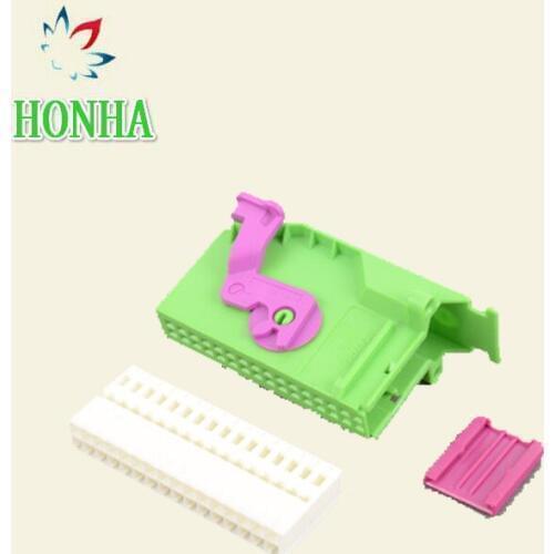 Free shipping Green 5sets 32pin auto instrument dashboard plug adapter green auto wire harness connector 1J0 972 977 C