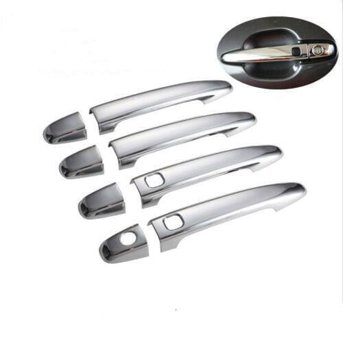 For Toyota Premio Allion T260 2008~2019 Chrome Car Door Handle Cover Trim Set Accessories Sticker Car Styling