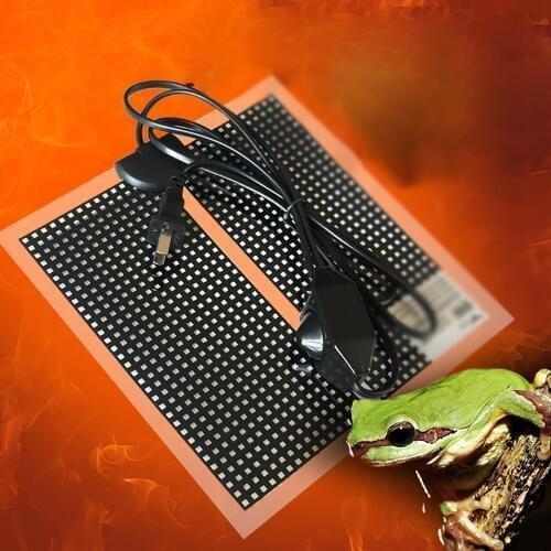 Pet Reptile Heating Pad with Temperature Adjustable Snake Tortoise Lizard Dedicated Climbing Pet Heating Pad Insulation Pad