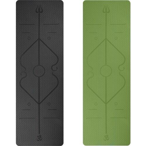 183*60*0.6cm Yoga Mat Non-slip Fitness Slim Yoga Gym Exercise Mats Fitness Mat Multi-functional Environmental Protection