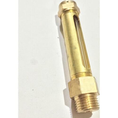 1/2" BSP 150mm Lube Devices Brass Oil Level Gauge Sight Glass ,For Lathes