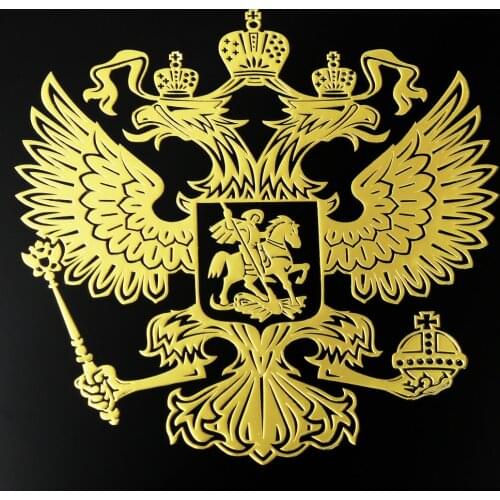 Car Stickers Decals Russian Federation Eagle Emblem For BMW E46 E39 E90 E60 E36 F30 E34 F10 F20 E92 E38 E91 E53 E70 X5 X3