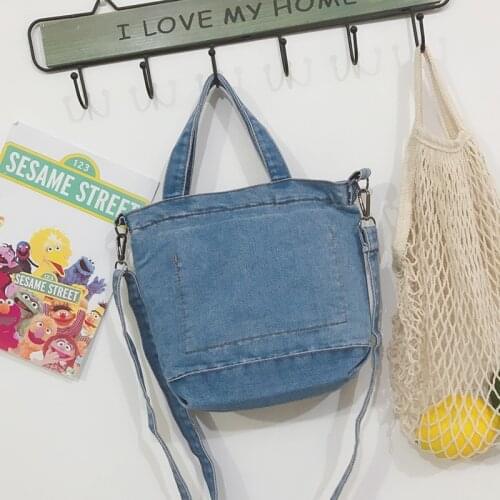 Newhotstacy Bag 03262021 Ladies single shoulder cloth shopping bag denim cross body bag