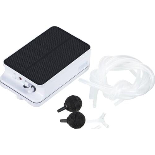 Portable Solar Air Pump Built-in Rechargeable Battery Solar Oxygen Pump Aquarium Fish Tank Fishing dedicated Oxygen Pump