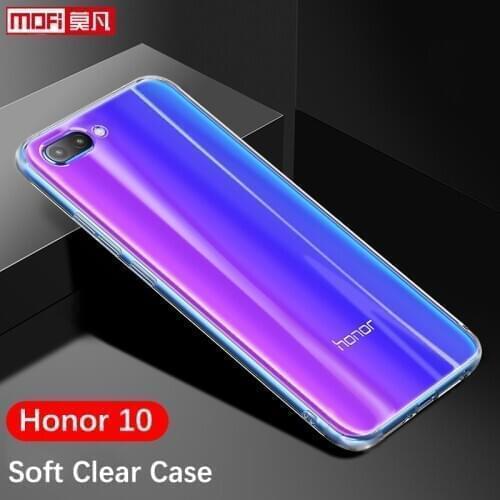 Clear case for huawei honor 10 case transparent cover soft Silicon TPU Mofi Original Back Fundas Protective Huawei Honor 10 Case