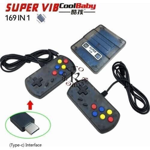 Super VIB TV Games SNES Mini TV Game Console 8 Bit Retro Video Game Console Built-In 169 Games Handheld Gaming Player Best Gift