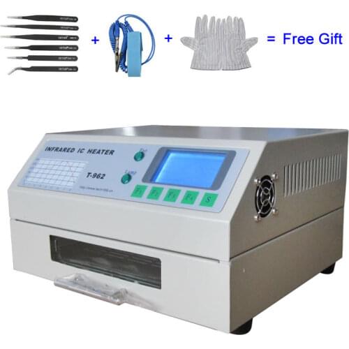 PUHUI T962 800W SMD Welding Machine Soldering Area 180*23MM Reflow Oven