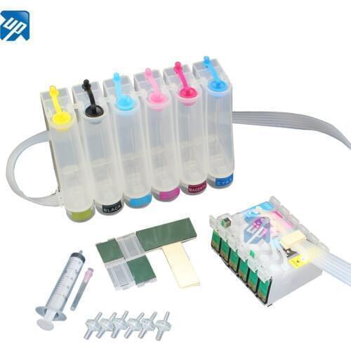 T0821 ink system CISS CIS Ink for epson T50/T59 R270 R290 R295 RX615 TX700 TX800 TX650 TX810 821N