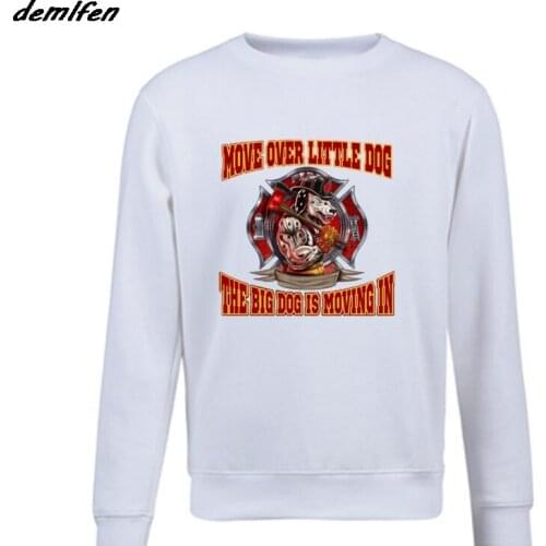 Spring Autumn Fashion Men Fleece Sweatshirt Fire Shirt Department Firefighter Dept Rescue Fireman Fighter Pullover Hoodies