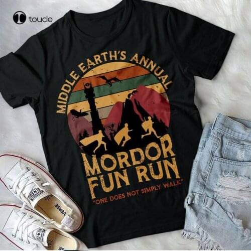 Vintage Middle EarthS Annual Mordor Fun Run One Does Not Simply Walk Shirt, Sweatshirt Ugly Sweater Shirt