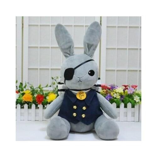 Japanese manga Black Butler Anime peripheral Ciel Phantomhive rabbit Plush toy doll Large Soft Toys Gifts For Children 46cm