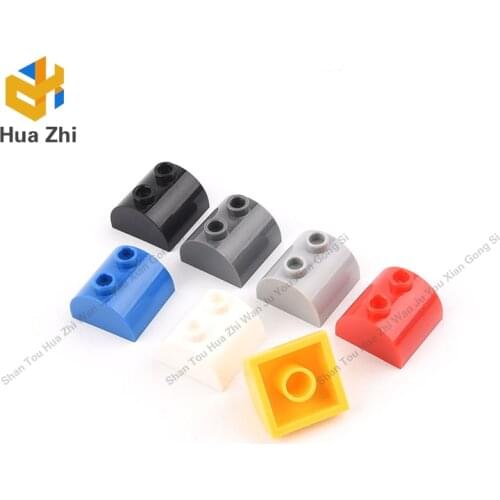 Building Blocks Parts 30165 10PCS Brick Curved 2 x 2 with Two Top Studs LEGOING MOCS Education