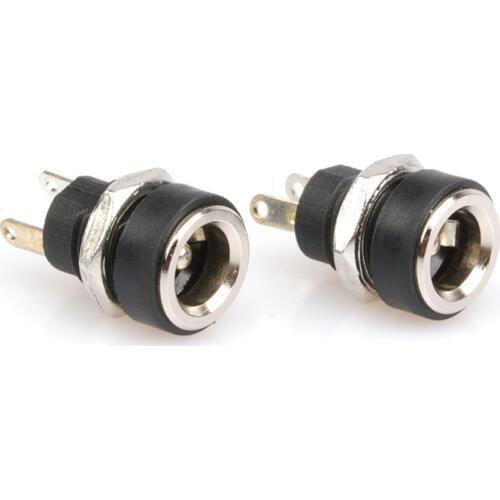 10PCS DC-022B DC Power Supply Jack Socket Female Panel Mount Connector 5.5X2.1MM