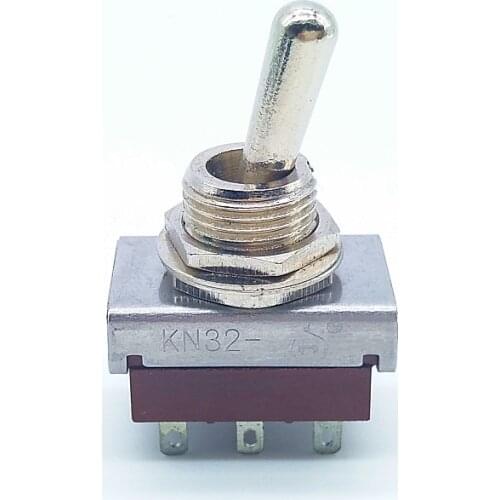 2pcs 6Pin 12mm 2 Position Toggle Switch 250VAC 5A Toggle Switches KN32