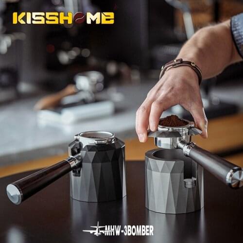 Coffee Tamper Stand Mat Espresso Portafilter Holder Rack Aluminum Alloy Adjustable Coffee Machine Tool Barista Accessories