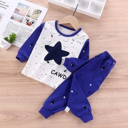 Baby Boy Clothing Set Kids Autumn Winter Clothes Infant Girls Outfits New Born Clothes Suit Children Pajama Sets Nightwear 0-2y