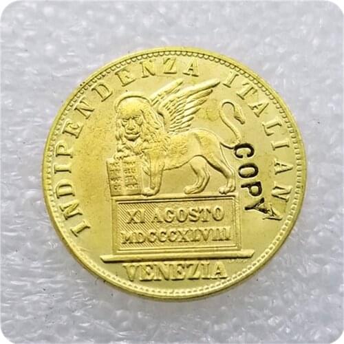 1848 Italian states 20 LIRE COPY coin